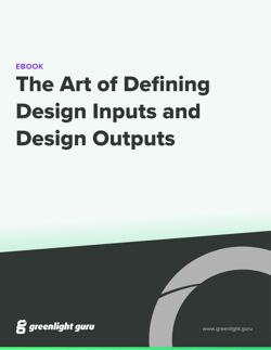 (cover) The Art of Defining Design Inputs and Design Outputs