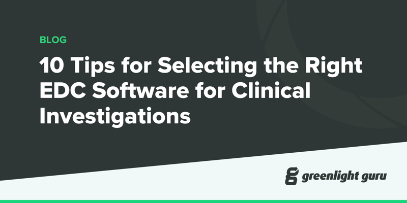 10 Tips for Selecting the Right EDC Software for Clinical Investigations (new)