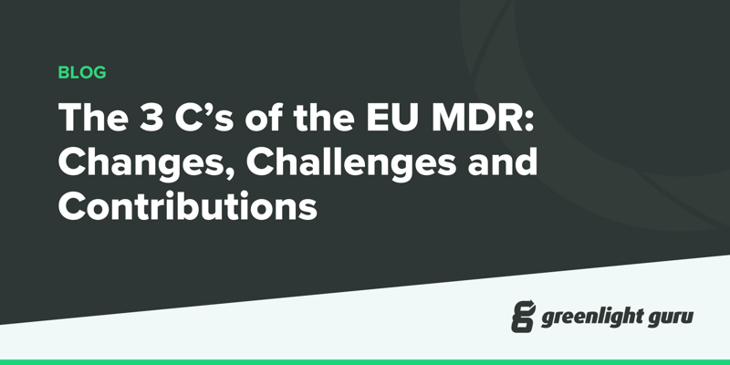 3 Cs of EU MDR - new