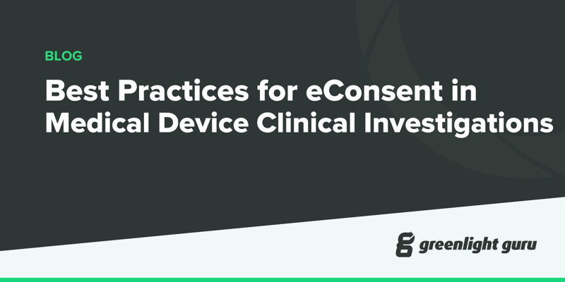 Best Practices for eConsent in Medical Device Clinical Investigations - new