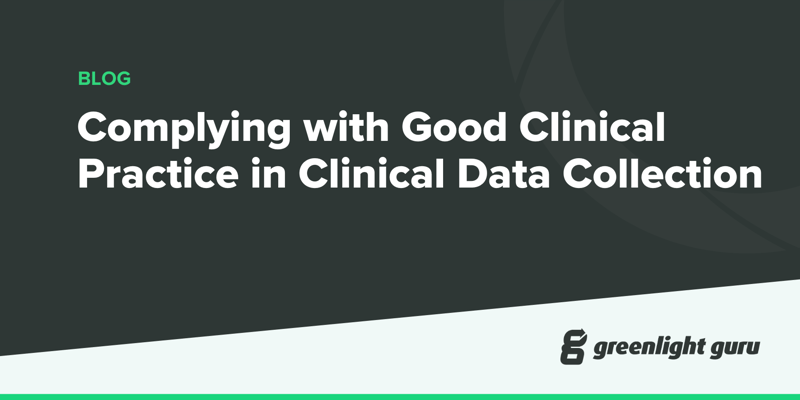 Complying with Good Clinical Practice in Clinical Data Collection (new)