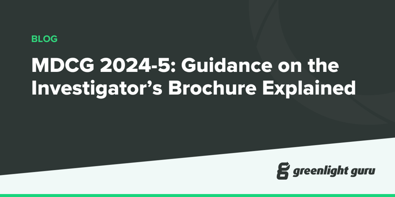 MDCG 2024-5 Guidance on the Investigator’s Brochure Explained