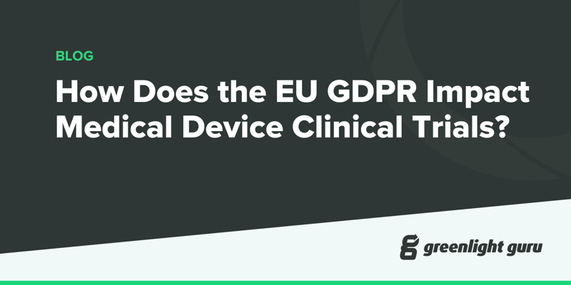 how eu gdpr impacts trials