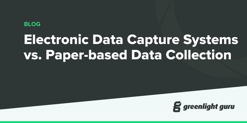 Electronic Data Capture Systems vs. Paper-based Data Collection - new