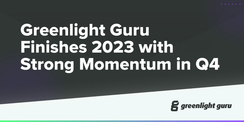 Greenlight Guru Finishes 2023 with Strong Momentum in Q4