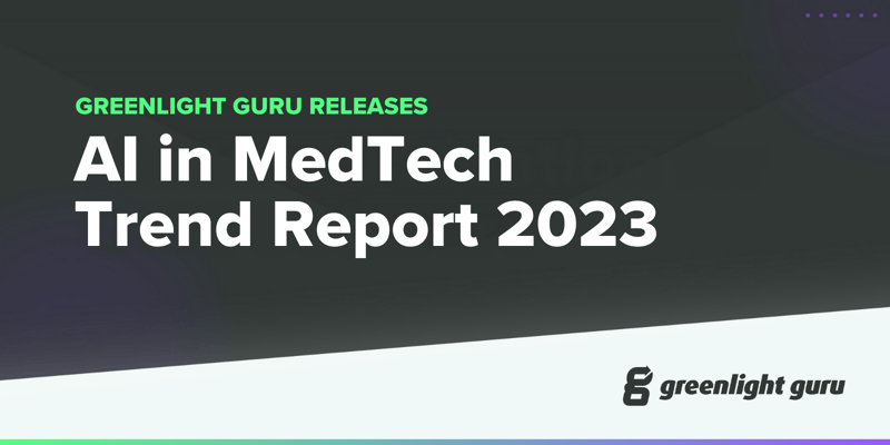 Greenlight Guru Releases AI in MedTech Trend Report 2023