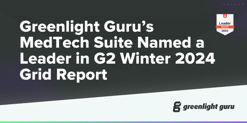 Greenlight Guru’s MedTech Suite Named a Leader in G2 Winter 2024 Grid Report