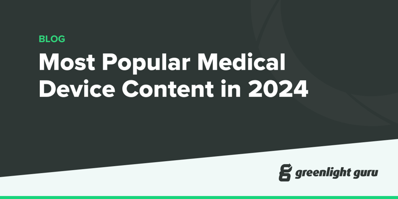 Most Popular Medical Device Content 2024