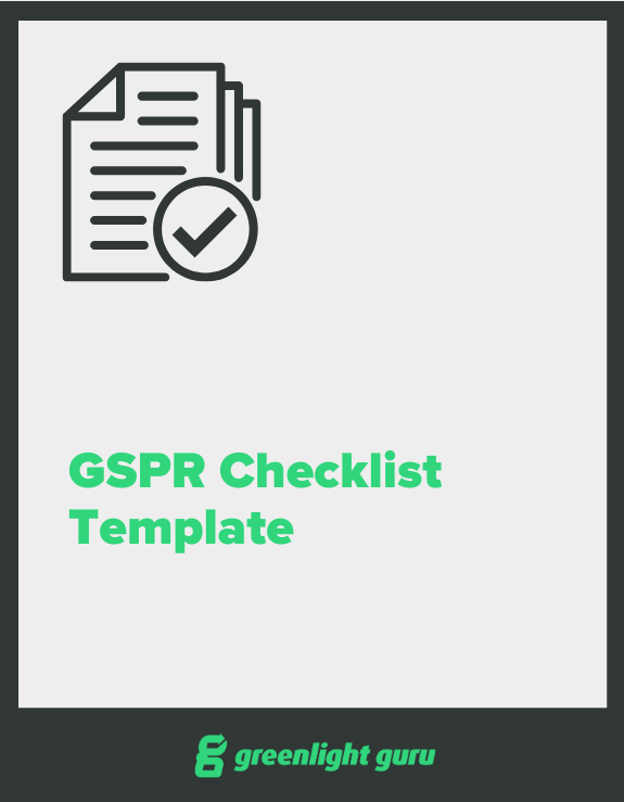 GSPR Checklist Template