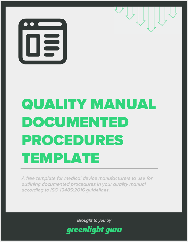 Quality Manual Documented Procedures Template - Free Download