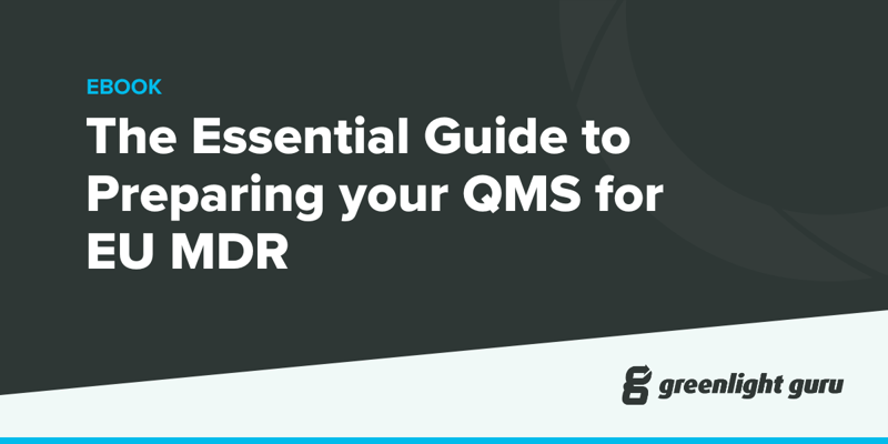 The Essential Guide to Preparing your QMS for EU MDR