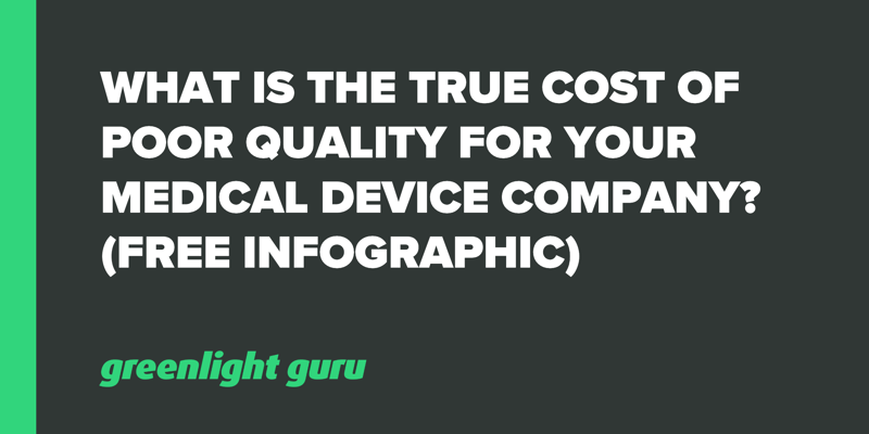 What is the True Cost of Poor Quality for Your Medical Device Company_ (Free Infographic)