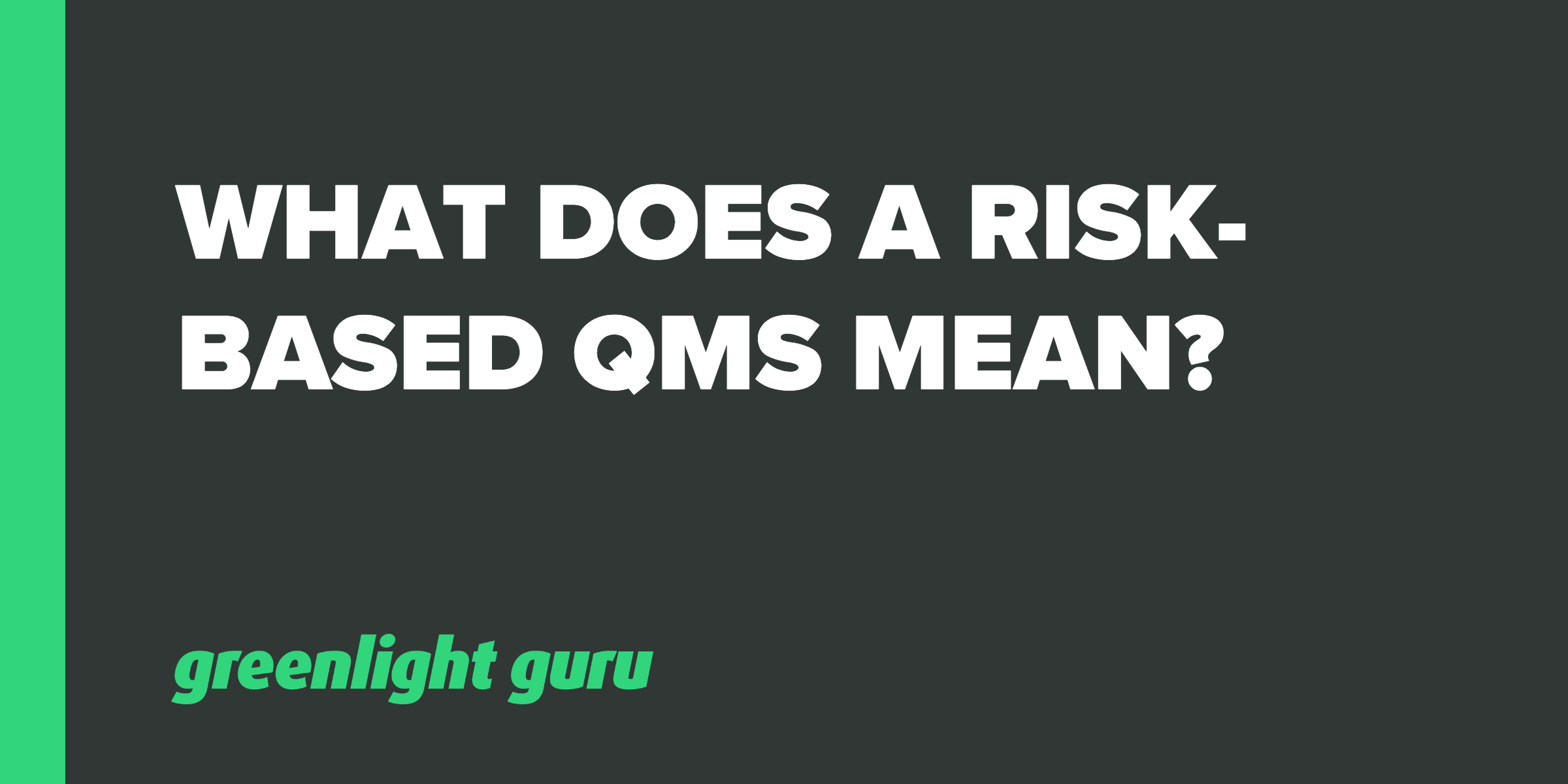 risk based gms